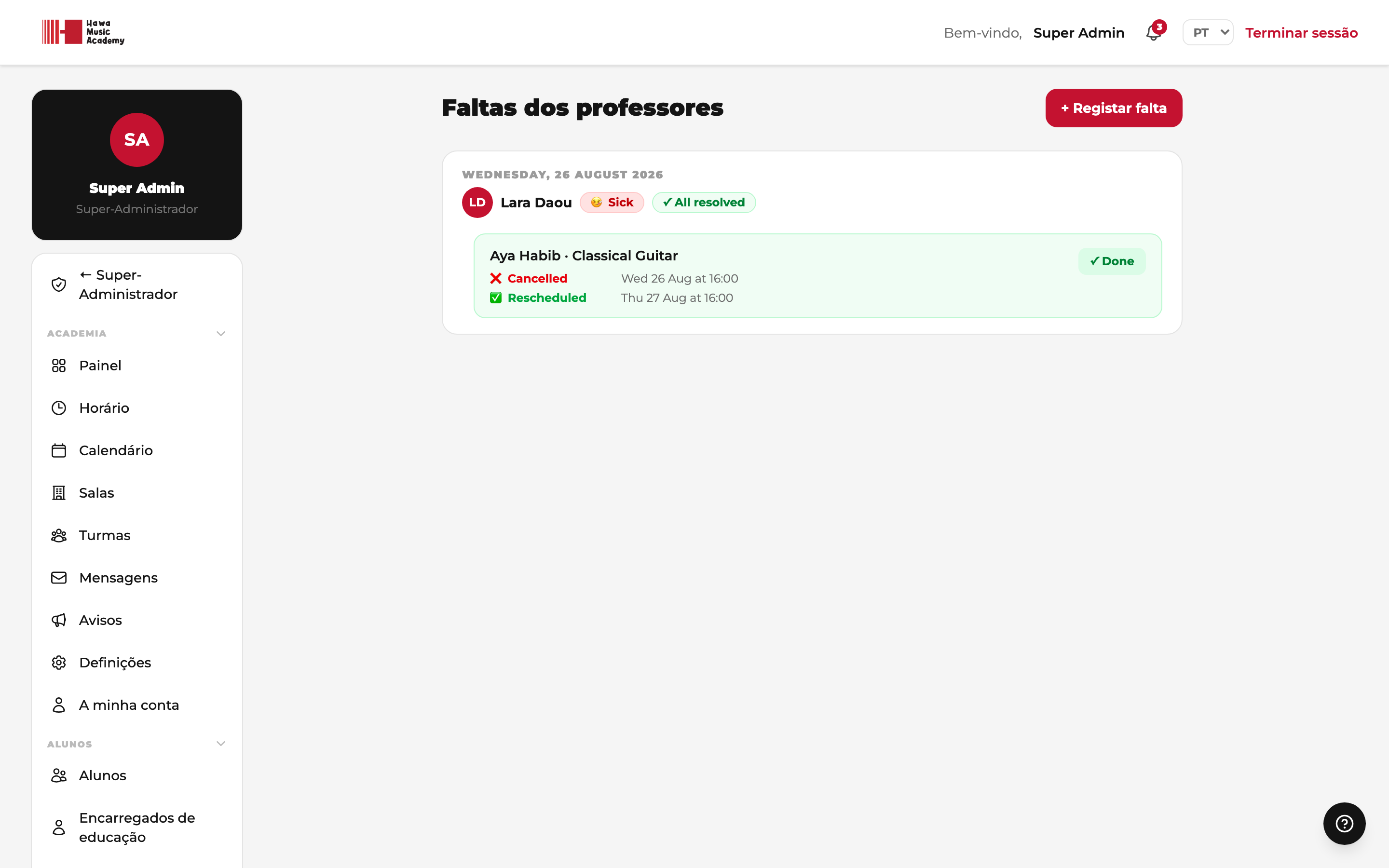 Faltas